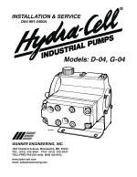 D04 high pressure coolant pump installation, operation and maintenance manual