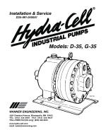 D35 coolant pump installation, operation and maintenance manual