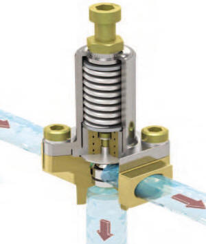 high pressure coolant pressure regulating valve